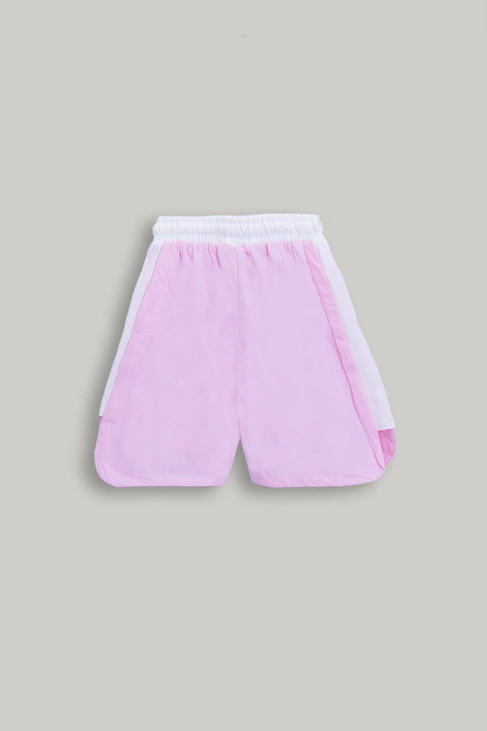 Girls Relaxed Fit Contrast Panel Short