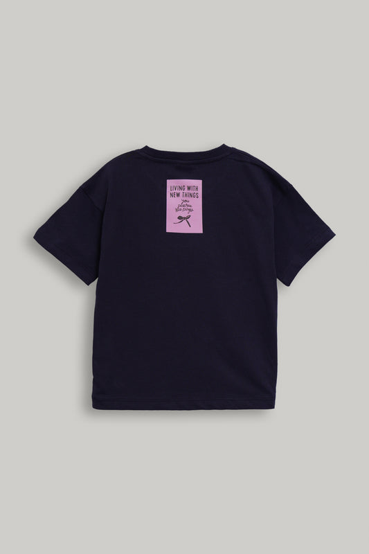 Girls Relaxed Fit Graphic Tee