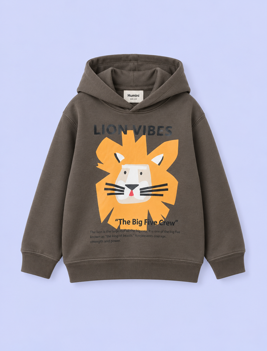 Lion Graphic Boys Hoodie