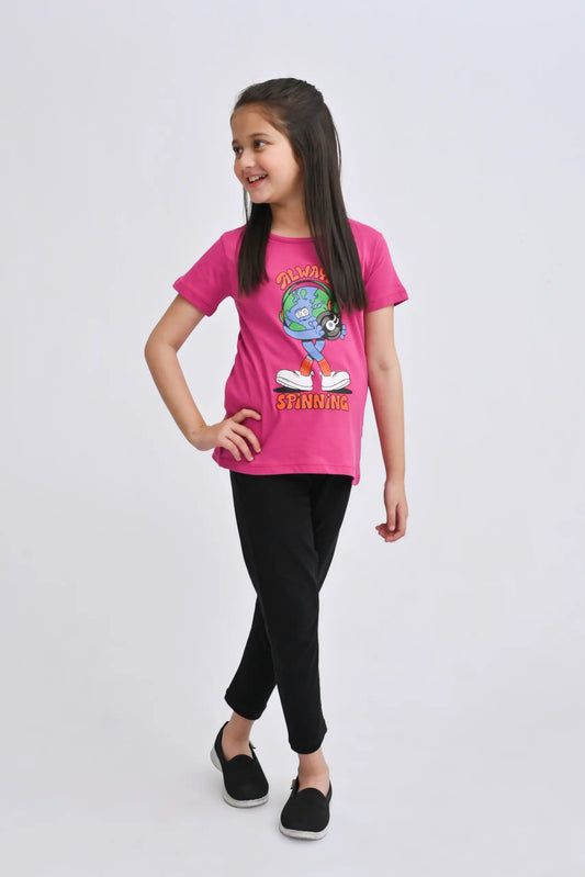 Girls Graphic Suit