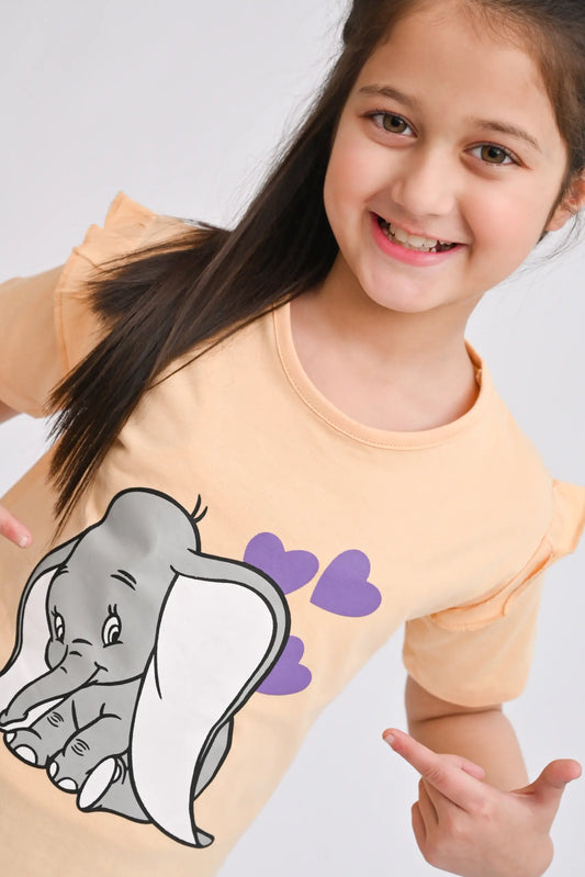 Disney Dumbo Graphic Girls T-Shirt