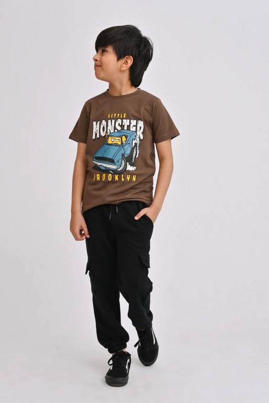 Monster Graphic Boys T-Shirt