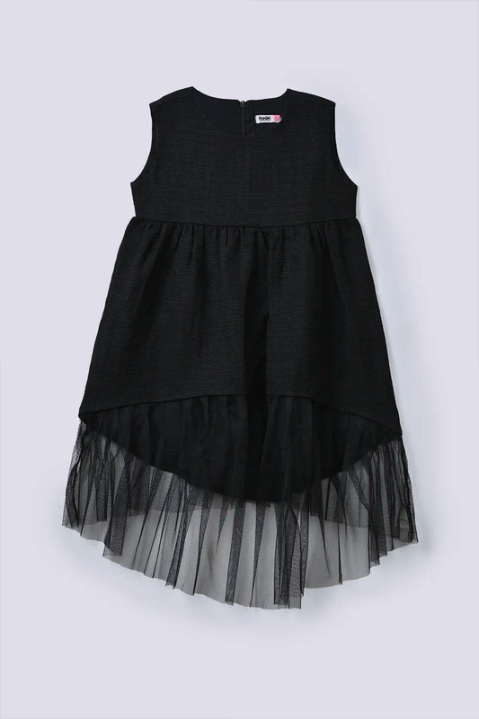 Girls Textured Fabric Frock