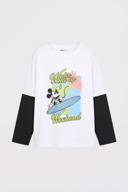 Mickey Mouse Graphic  T-Shirt