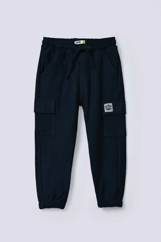 Boys Textured Cargo Trouser