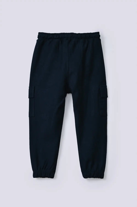 Boys Textured Cargo Trouser