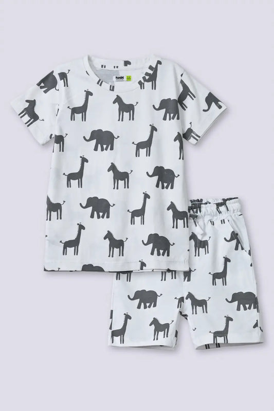 Boys Animal Printed Suit