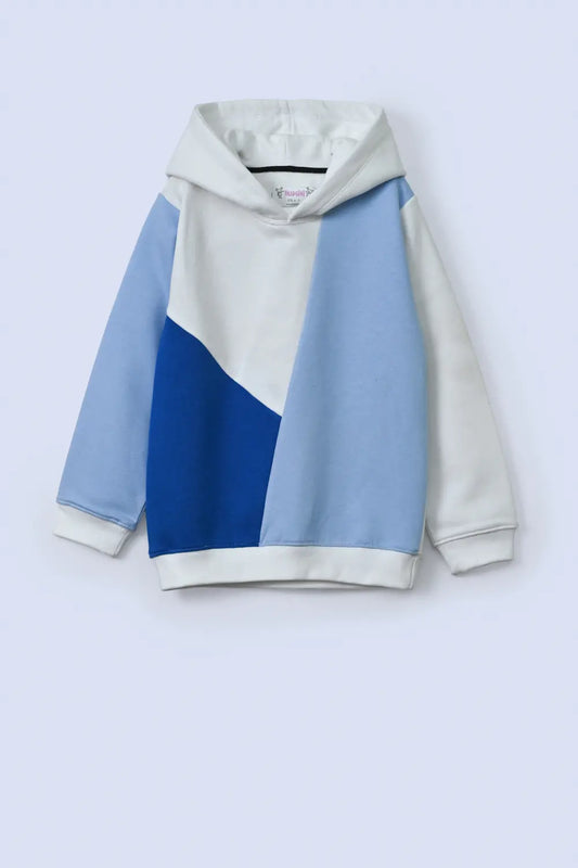 Color Blocking Girls Hoodie