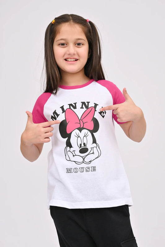 Minnie Graphic Raglan T-shirt