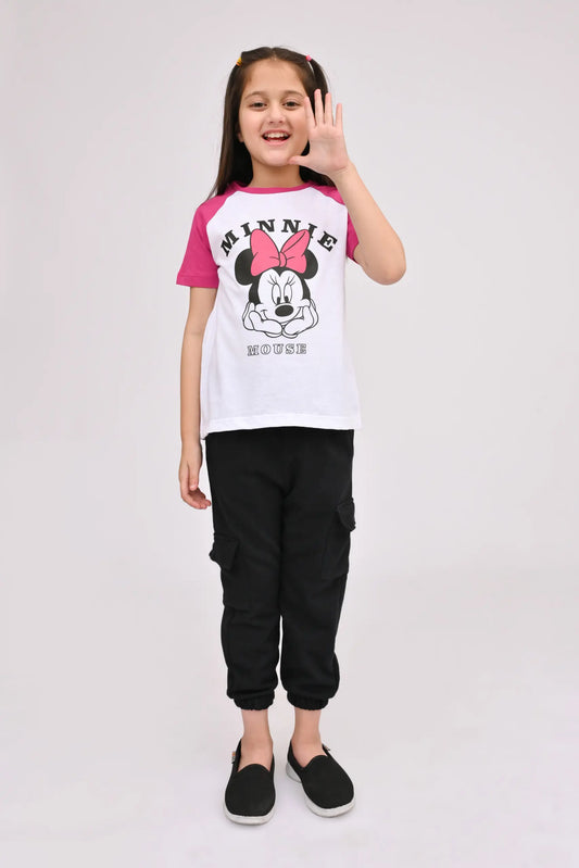 Minnie Graphic Raglan T-shirt