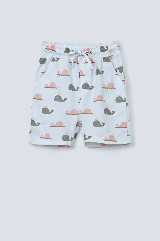 Dolphins Printed Girls Shorts