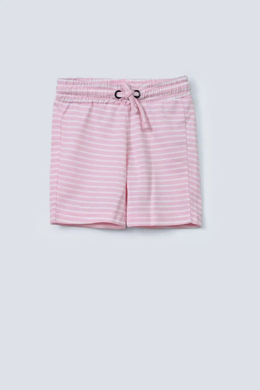 Infants Girls Striper Shorts