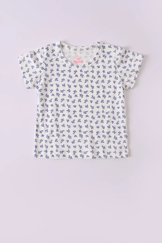 Infants Girls Printed T-Shirt