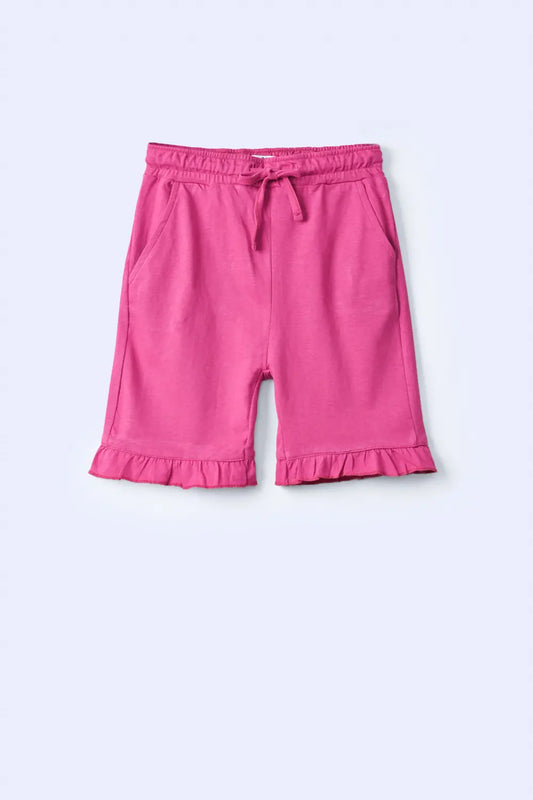 Girls Frill Jersey Short