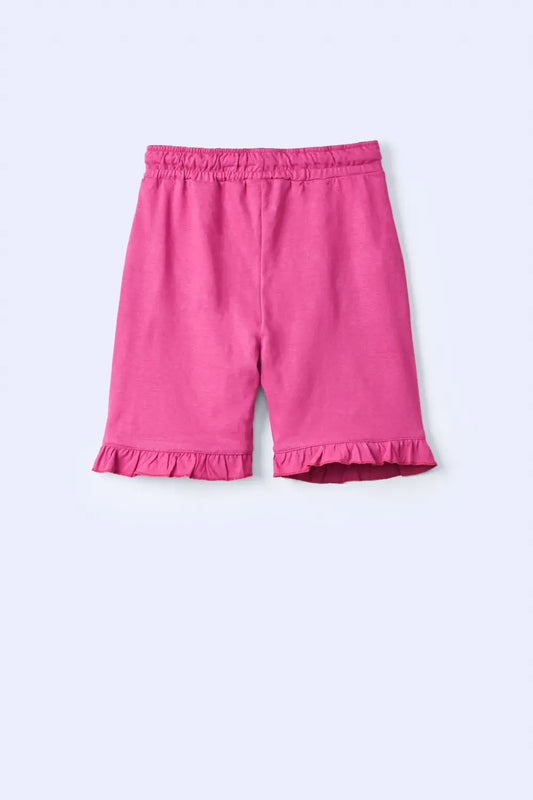 Girls Frill Jersey Short