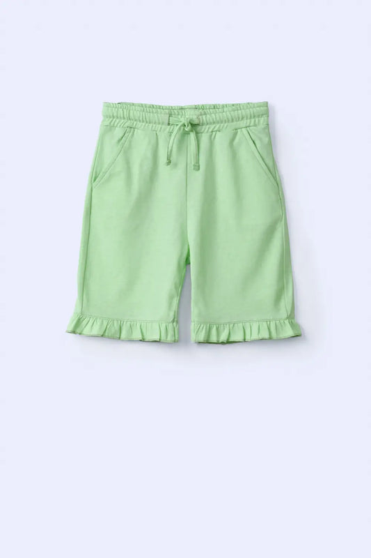 Girls Frill Jersey Short