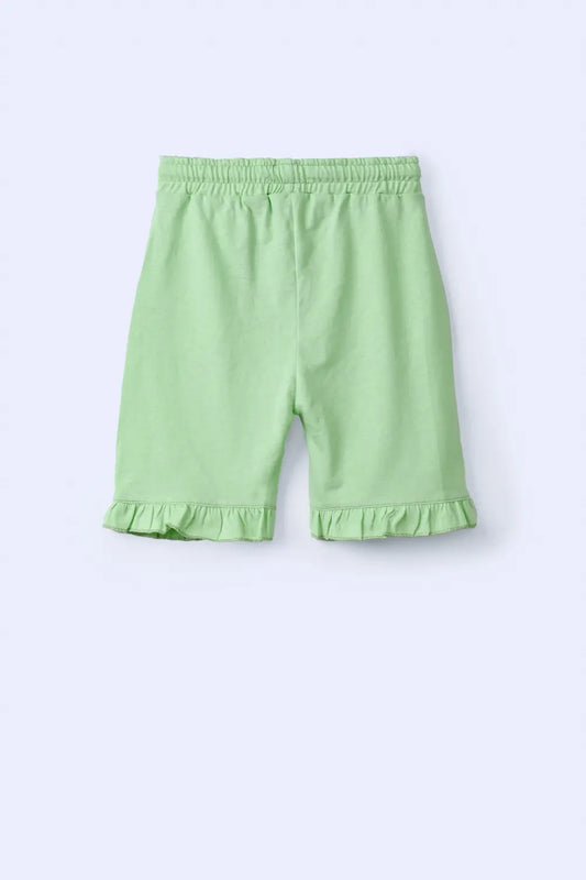 Girls Frill Jersey Short