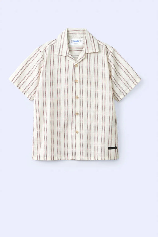 Jacquard Resort Collar Shirt