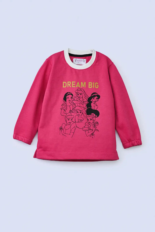 Girls Disney Princess Sweatshirt