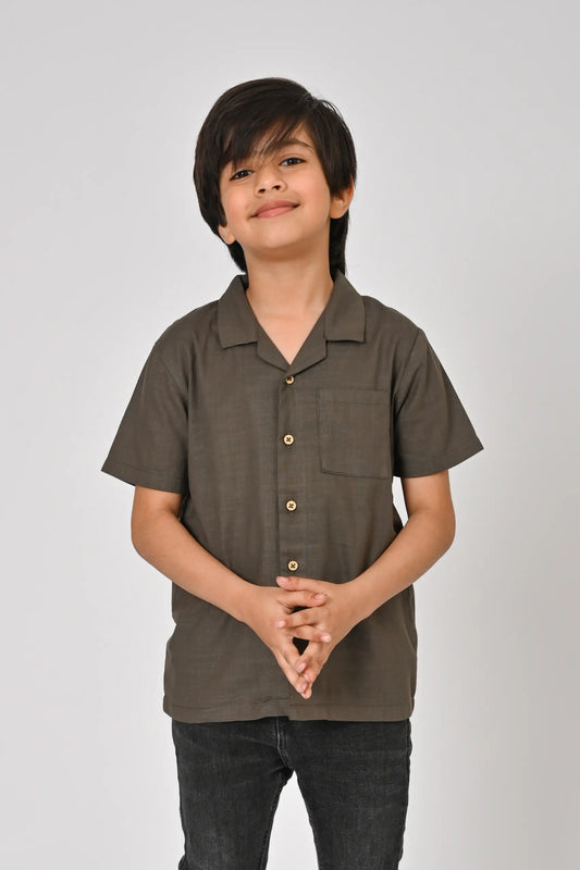 Boys Resort Collar Shirt