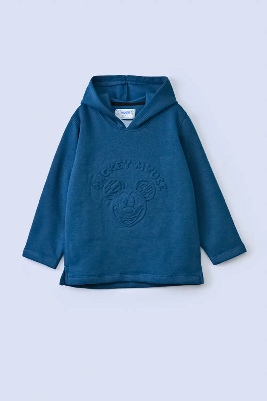 Embossed Graphic Boys Hoodie