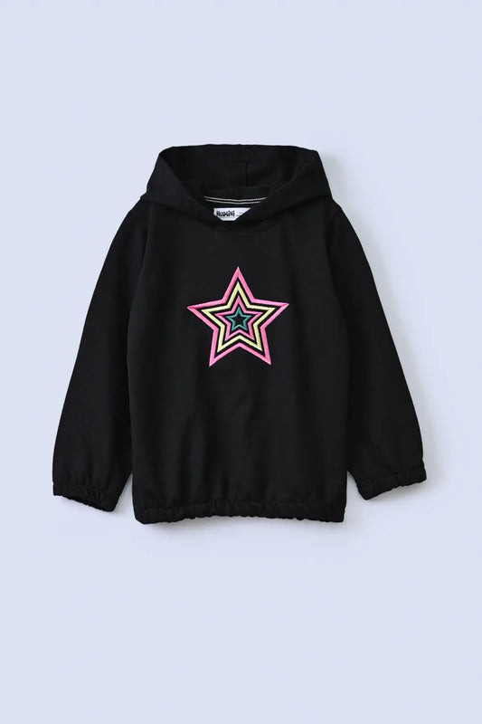 Embroidered Girls Hoodie