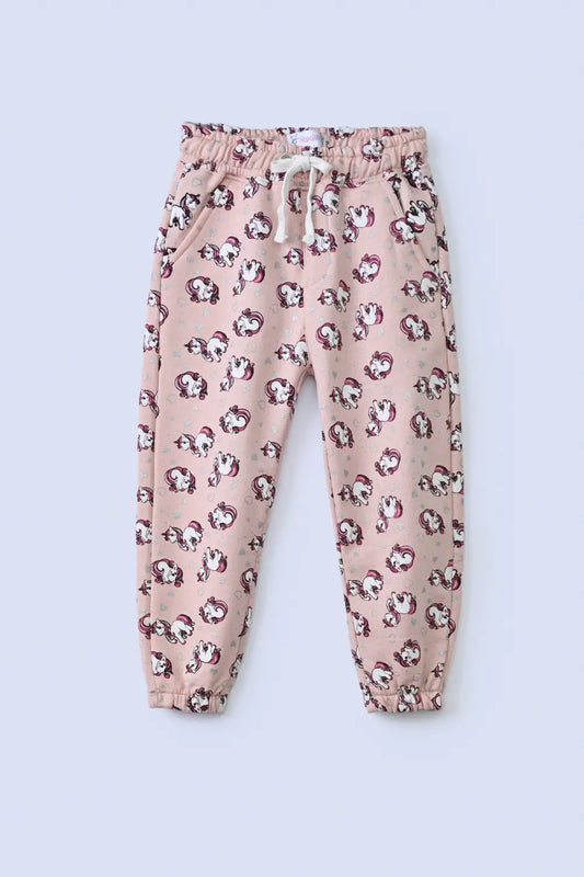 Girls Printed Jogger