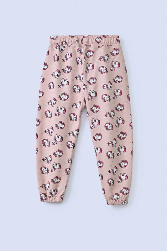 Girls Printed Jogger