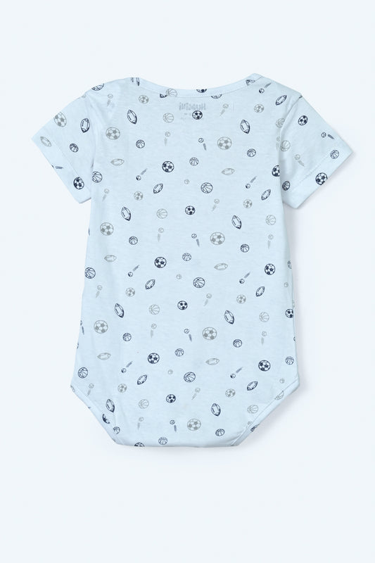 Printed Boys Romper