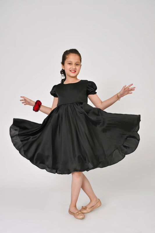 Black Silk Fancy Frock