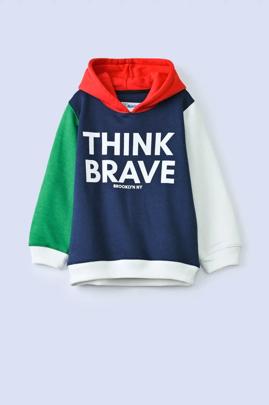 Color Blocking Boys Hoodie