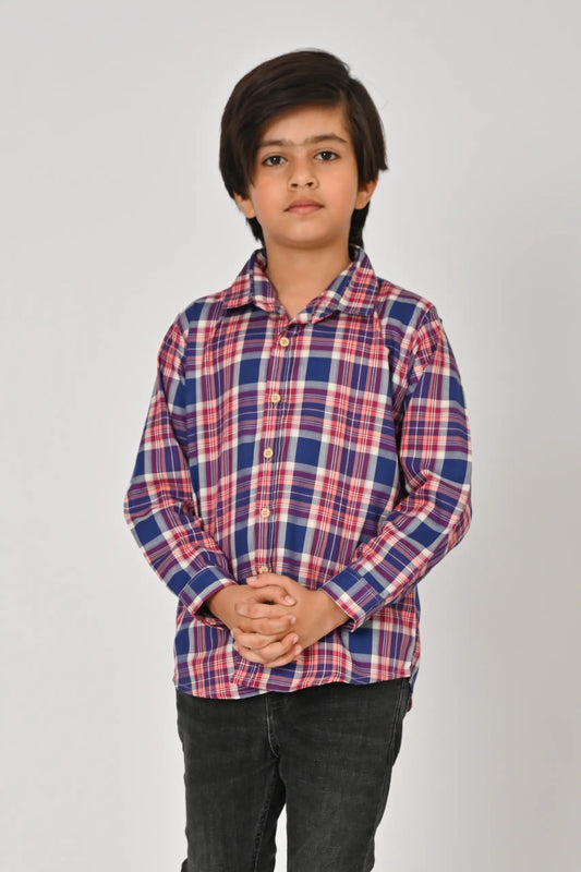 Boys Checkered Shirt