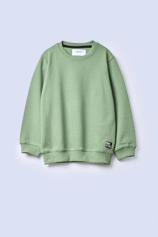 Ottoman Fabric Boys Sweatshirt