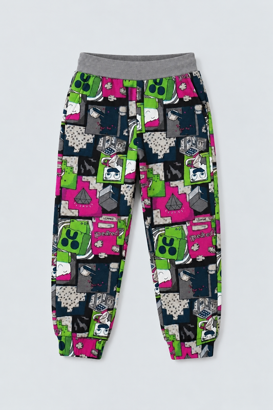 Printed Boys Trouser