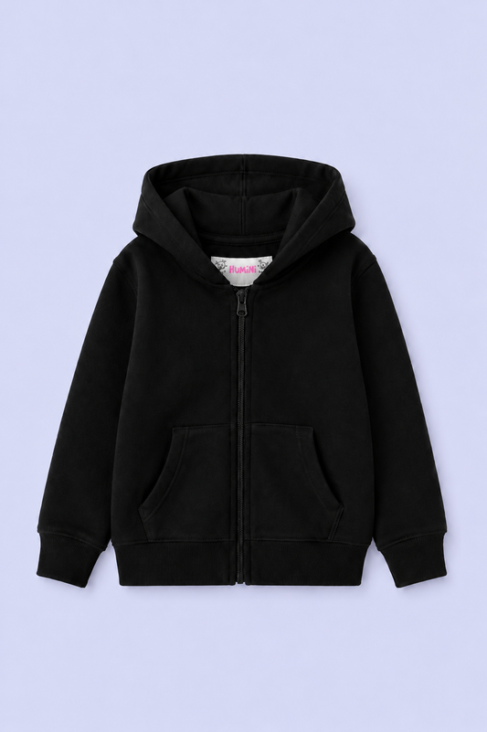 Black girls zipper hoodie
