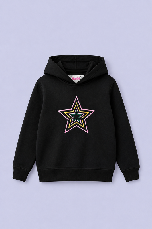 Embroidered Girls Hoodie