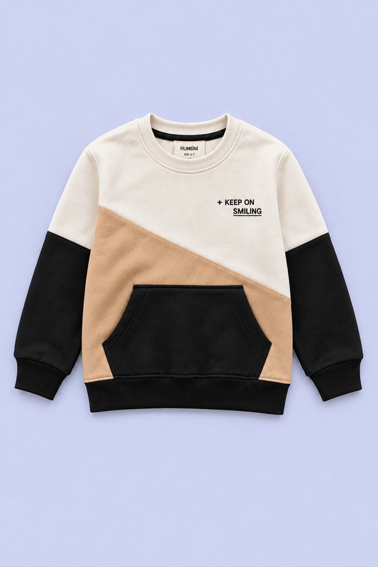 Colour Blocking Boys Sweatshirt