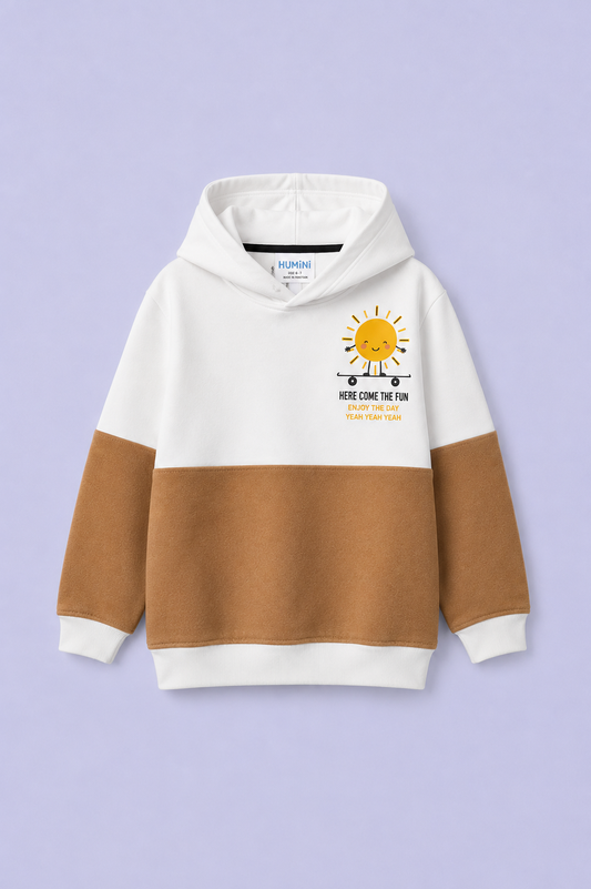 Color Blocking Boys Hoodie