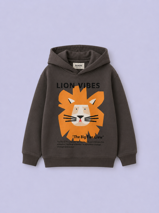 Lion Graphic Boys Hoodie